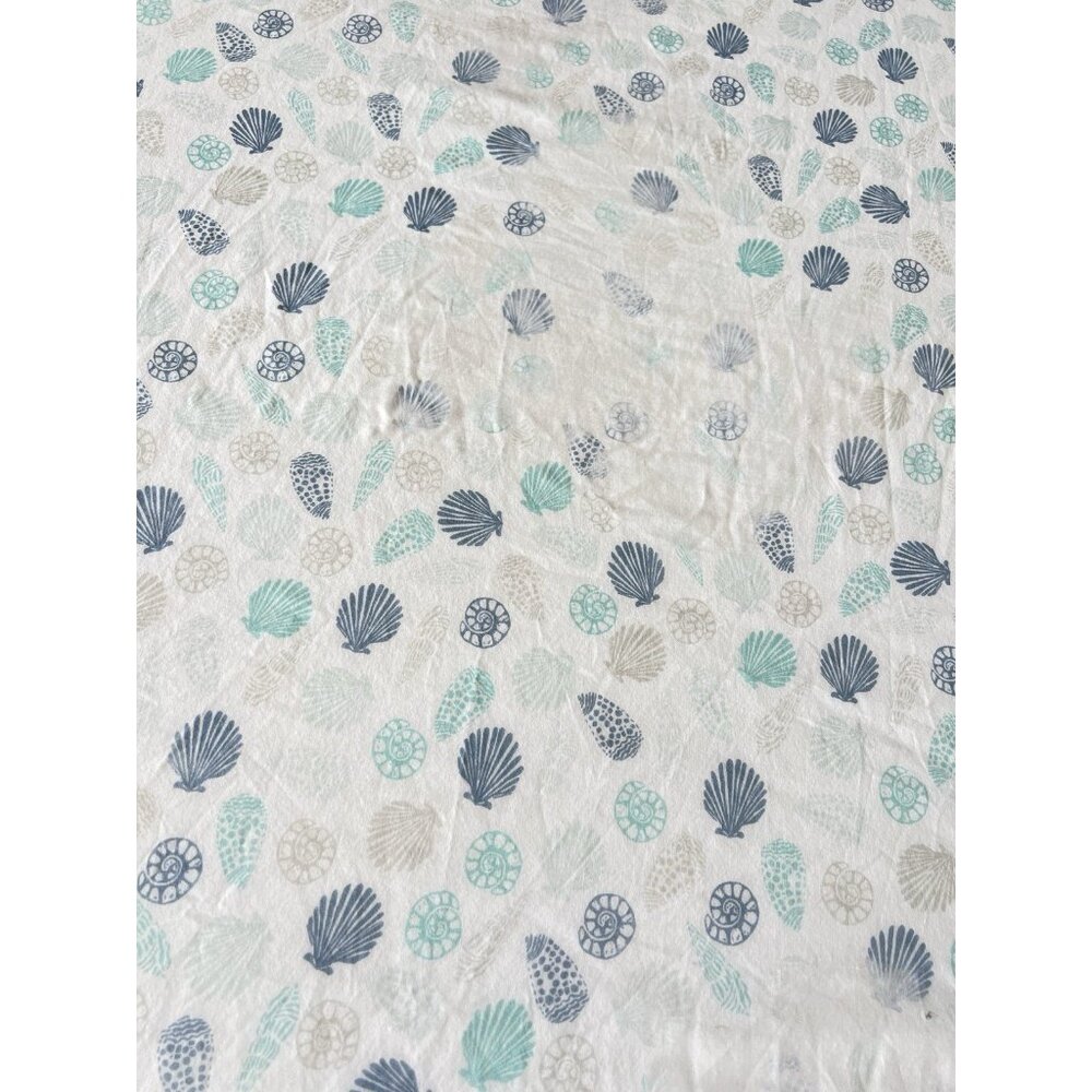 Set 3 Queen Sea Shell Flat Sheet + 2 Qu Pillowcases 60% PIMA COTTON Ocean Summer - Picture 11 of 14